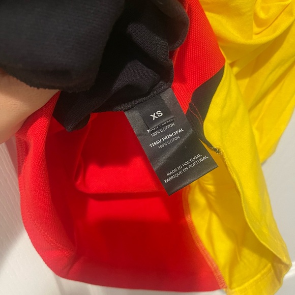 Vetements x DHL SS18 Reconstructed Oversized Tee Yellow Red XS - Picture 4 of 5